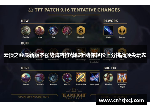 云顶之弈最新版本强势阵容推荐解析助你轻松上分挑战顶尖玩家